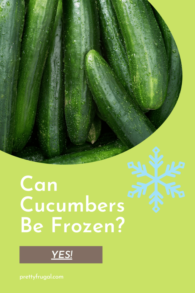 can cucumbers be frozen
